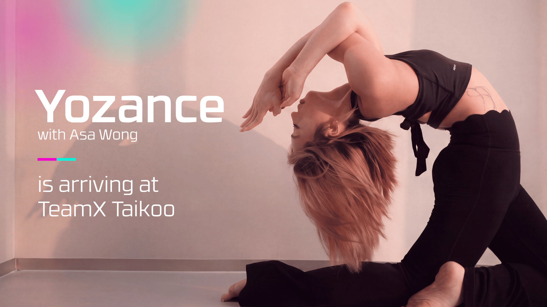 Yozance is arriving at TeamX Taikoo