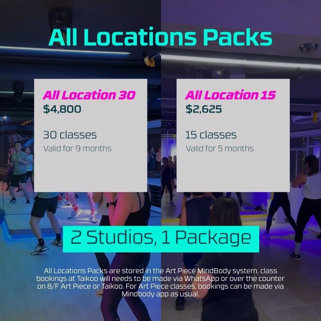 TeamX All Locations Packs details that can gives you access to both Taikoo and Causeway Bay Art Piece branches.