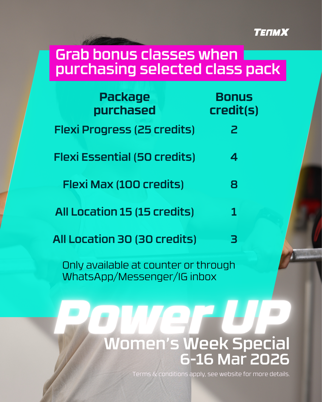 It shows TeamX Taikoo and Art Piece class pack and rewards details.