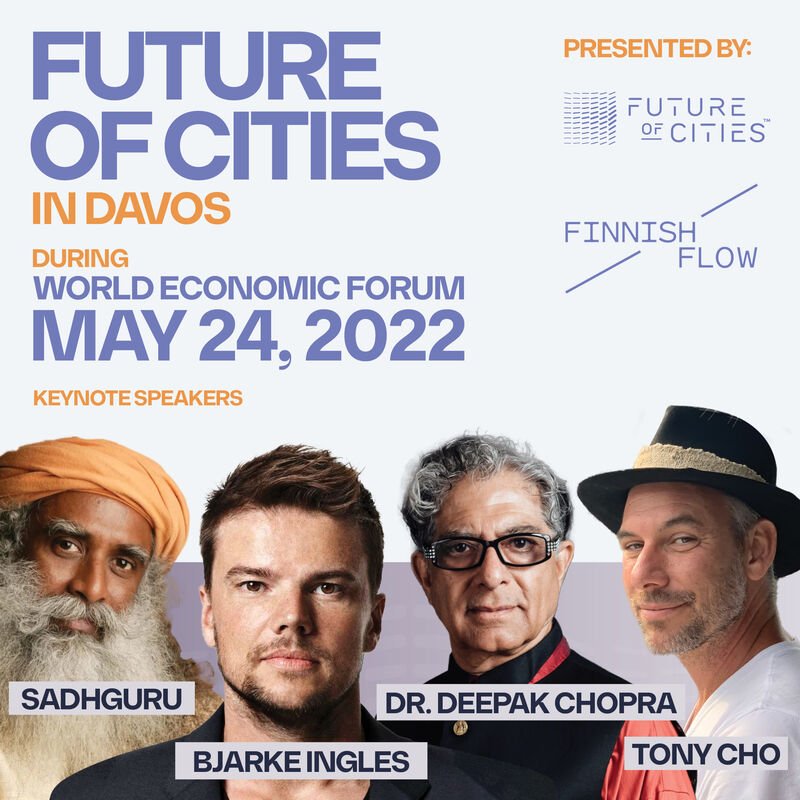 Future of Cities will be in Davos, Switzerland during the World Economic Forum on May 24th!
