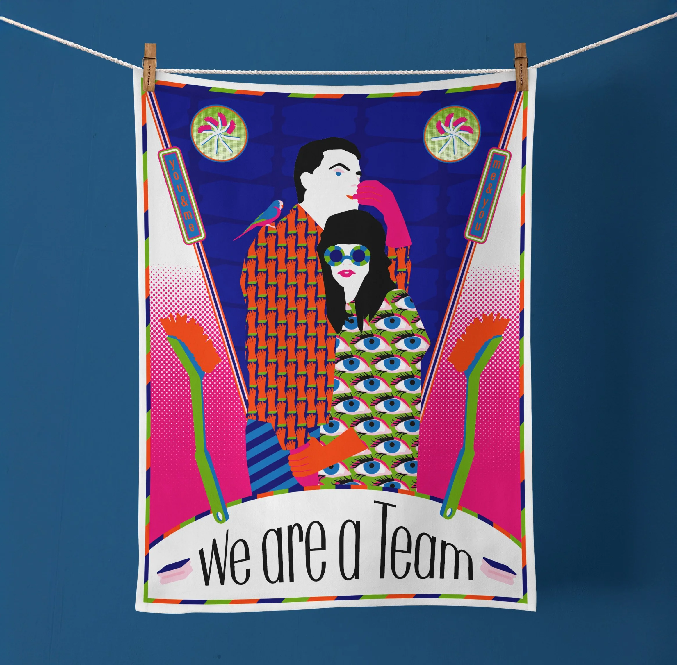 Tea Towel »we are a team«