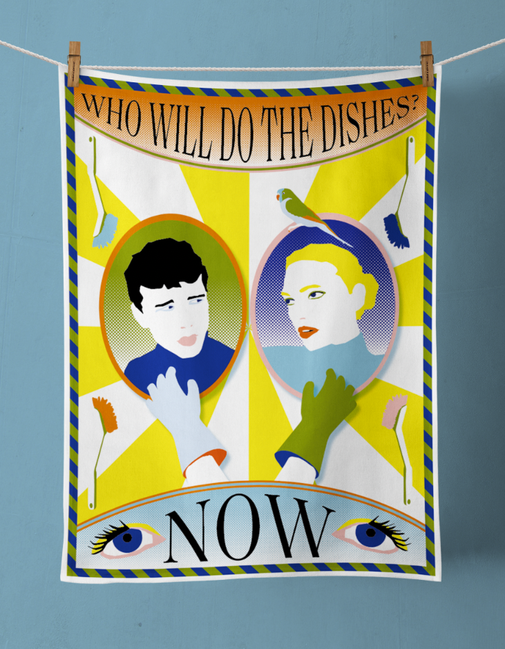 Tea Towel He & She
