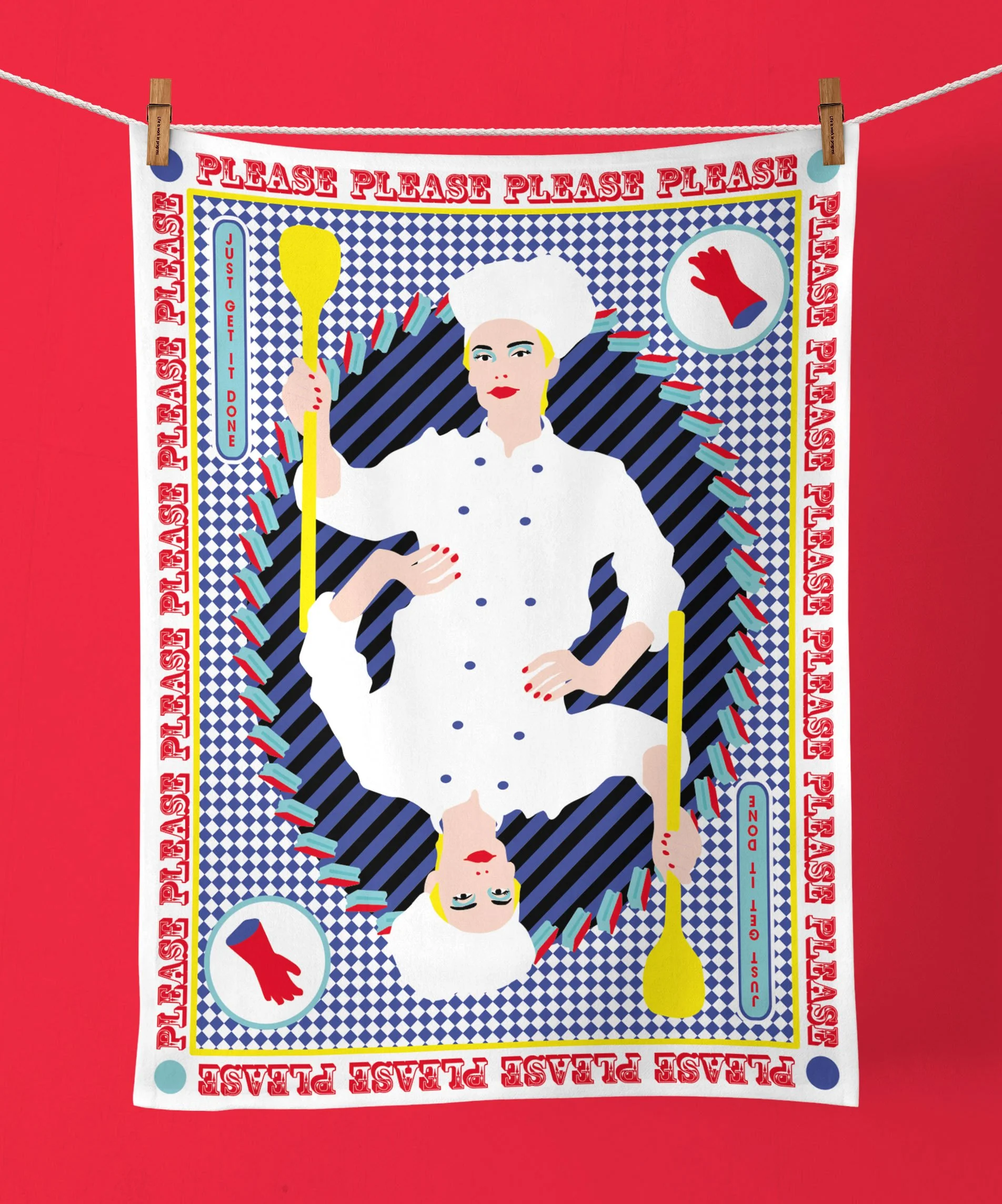 Tea Towel »Please«