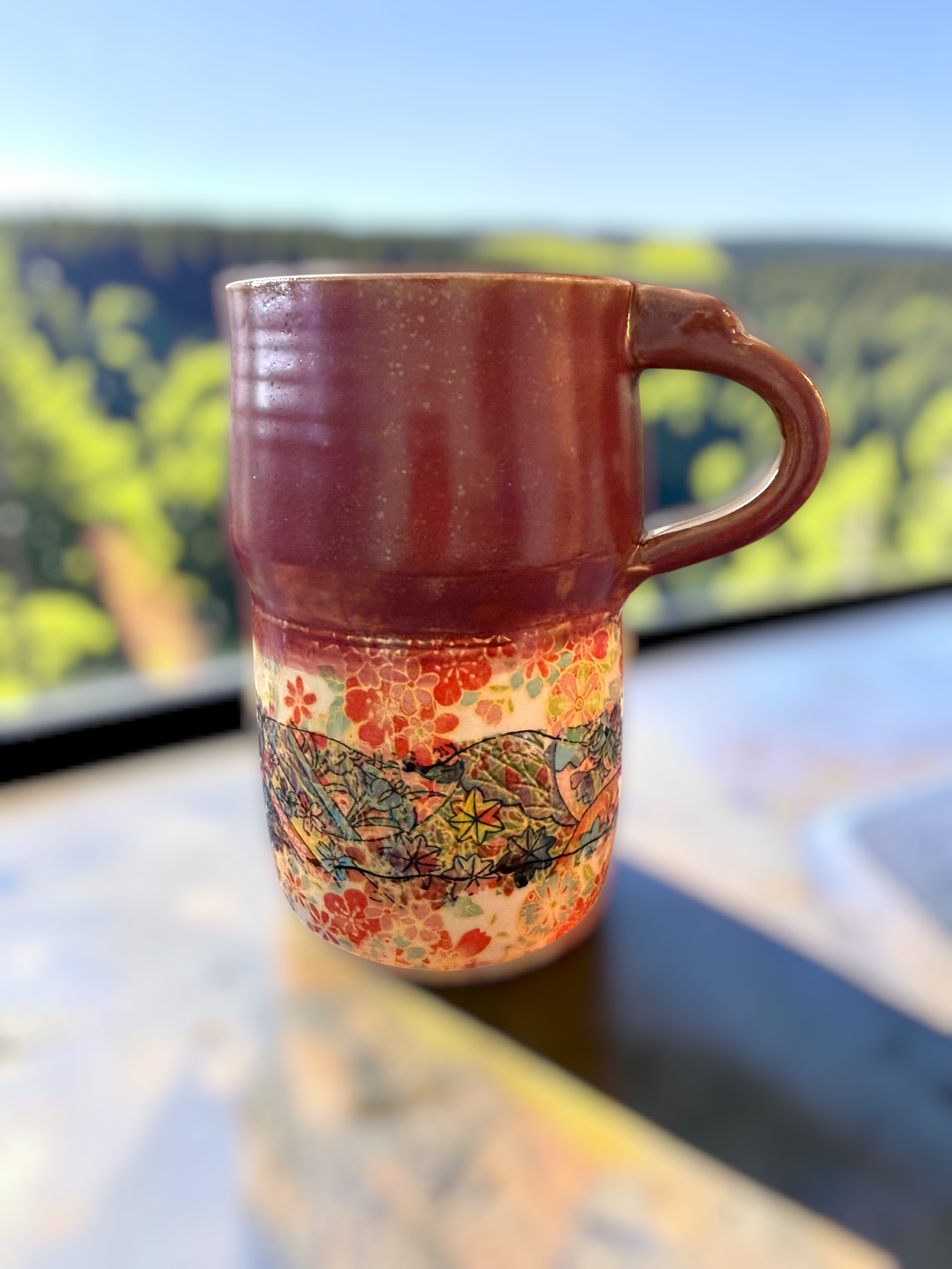 Mosaic Harmony Ceramic Mug