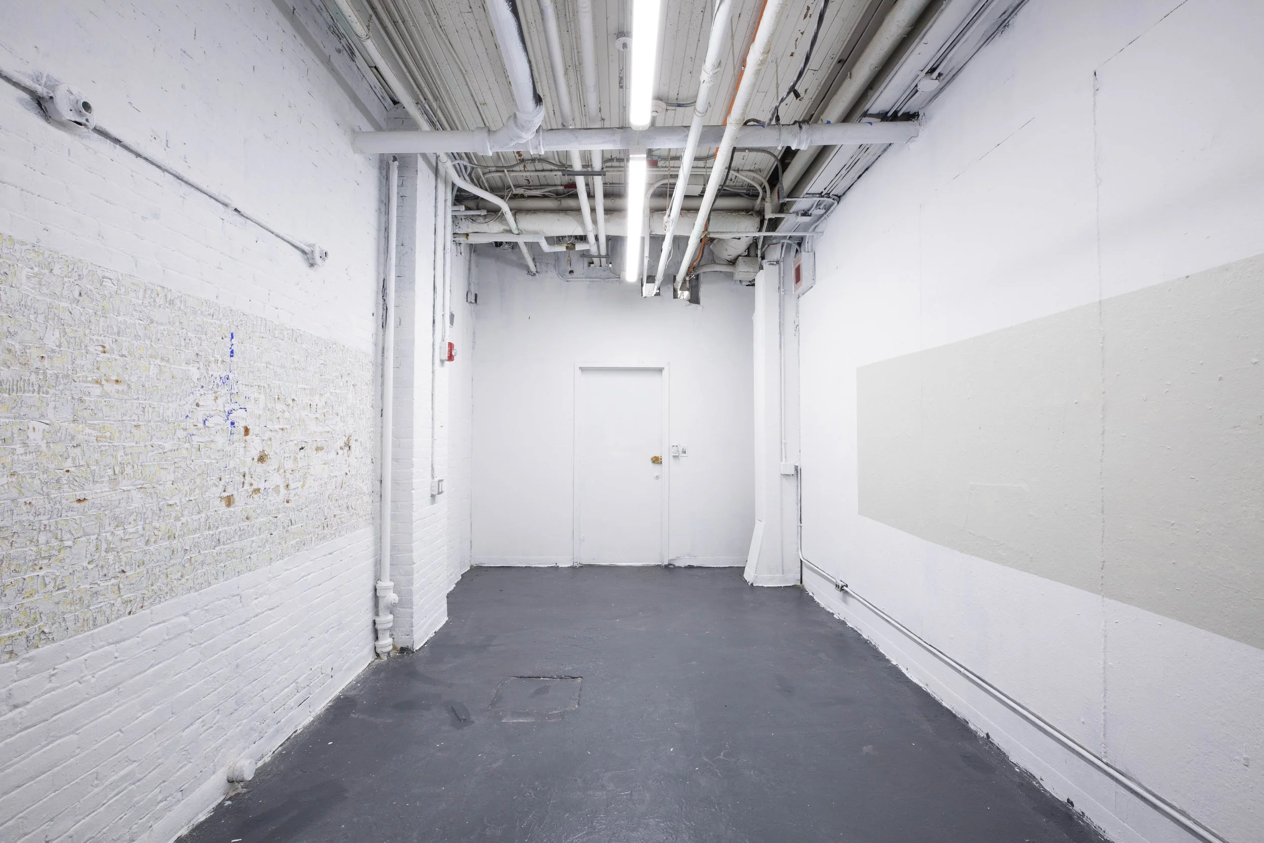 Composite of Successive Surfaces: (Pratt, Home Economics Building, 1882–2026, Brooklyn, NY),  Individual walls: 44 x 146”
Room: 126 x 240”
Paint, room