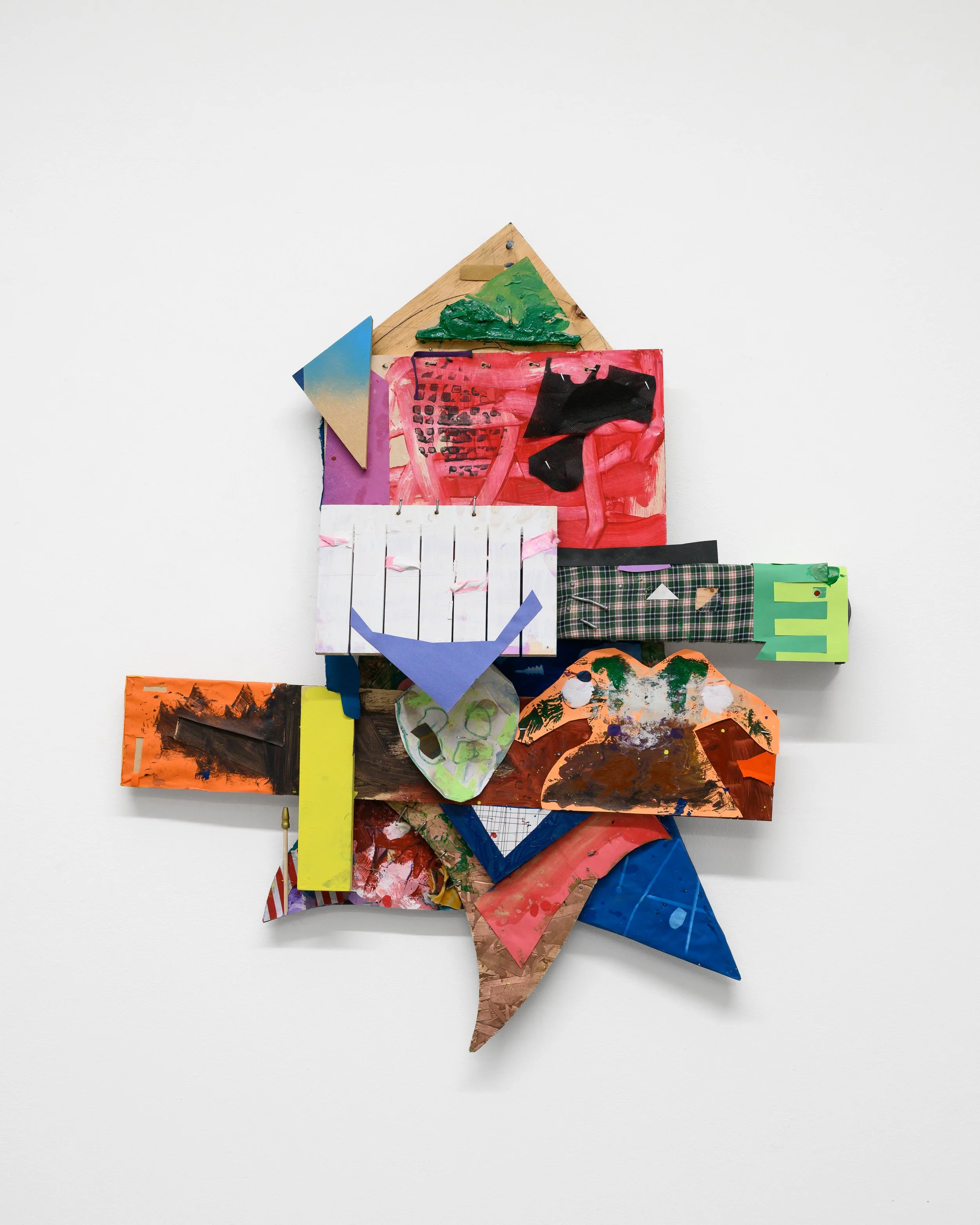 Contrary to Popular Belief, 2026 (38 x 33 x 4.5”)
Plywood, MDF, construction paper, cyanotype, assorted fabric, oil, acrylic, varnish, spray paint, plastic