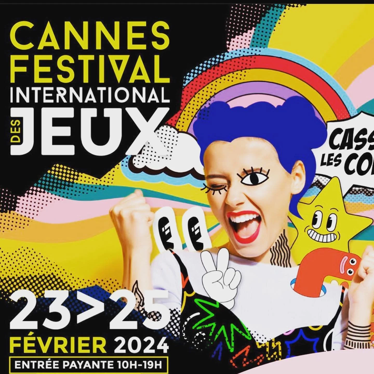 Cannes nous voil&agrave; ! #chromalejeu est au Festival du jeu #fij2024 pendant 3 jours et 2 nuits 🙂 #chromathegame #chroma #colors #boardgame