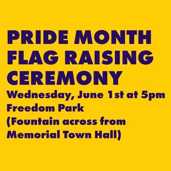 Who's ready to celebrate the beginning of #PrideMonth with us?! Join us at Freedom Park, on the corner of Whitney Ave. and Dixwell Ave., for Hamden's Pride Flag Raising Ceremony! 🏳️&zwj;🌈🏳️&zwj;⚧️ #HamdenHasPride
