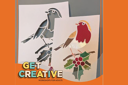 Get Creative – Papercutting & colour infill workshop wil Pippa Waghorn
