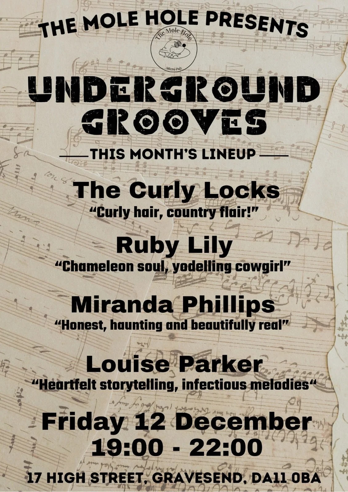 Underground Grooves at The Mole Hole