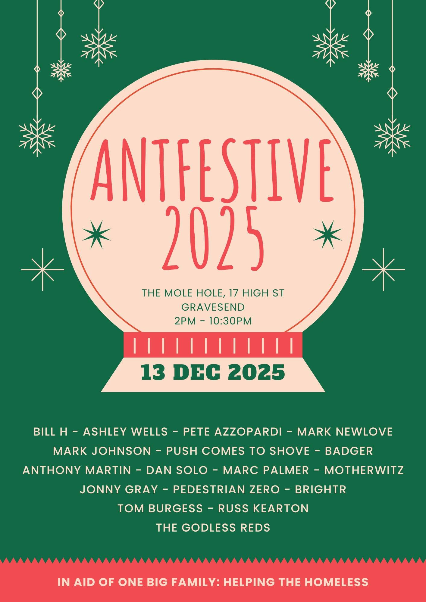 AntFestive 2025 at The Mole Hole