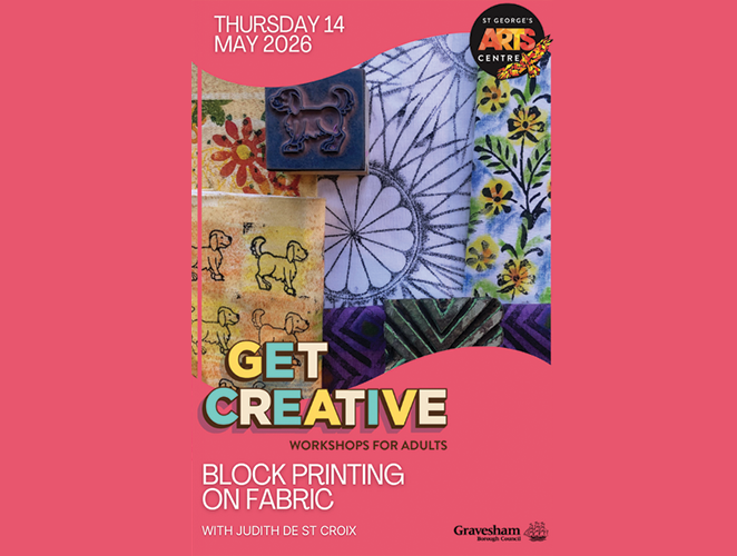 GET CREATIVE – Block Printing on Fabric