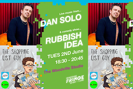 Live Music and Comedy: Dan Solo & Rubbish Idea