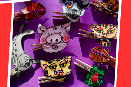 Animal Peg Puppet Workshop