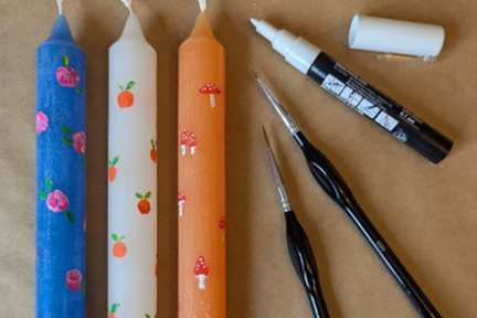 Get Creative Workshop – Hand Painted Candles