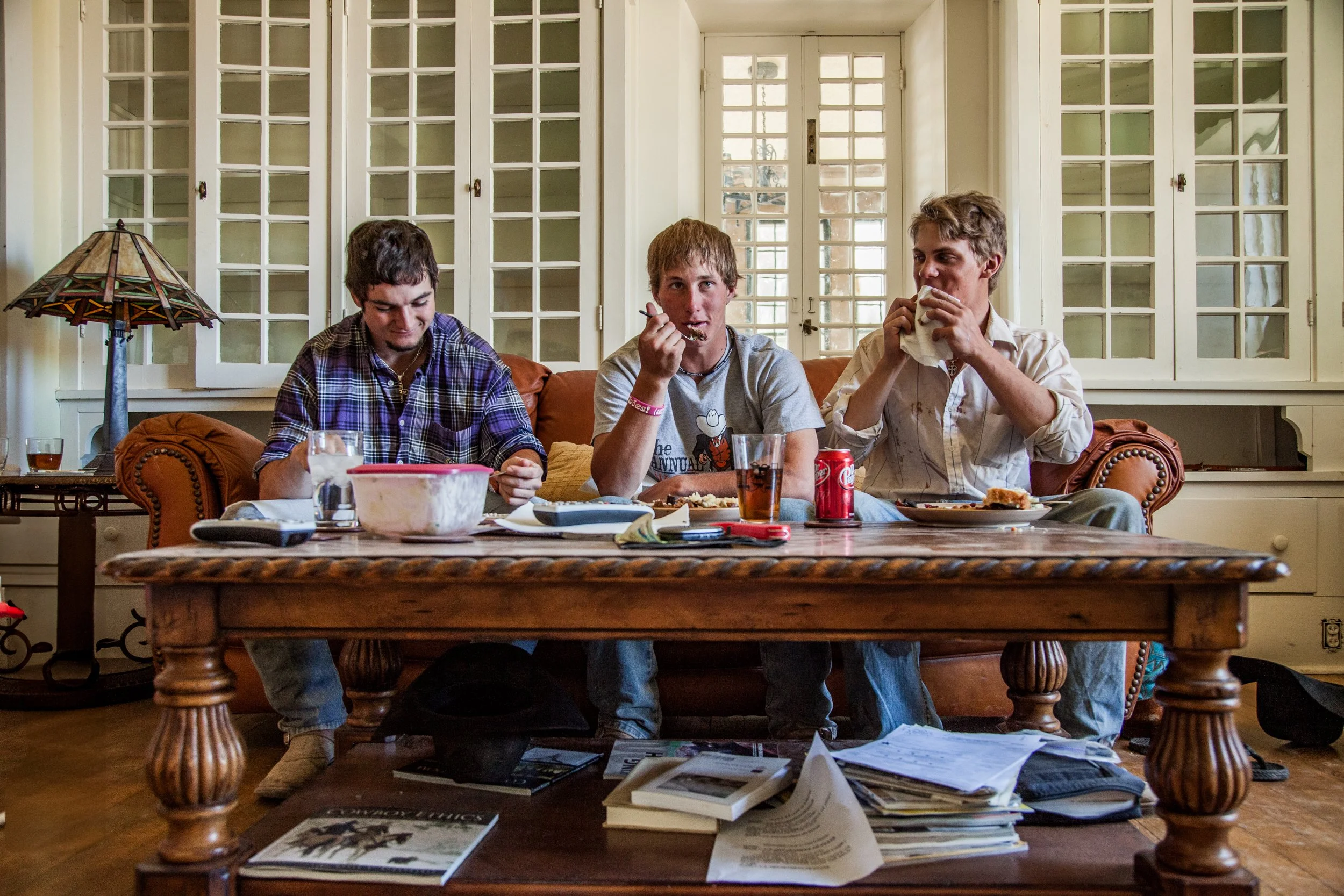 Lunch for the lads