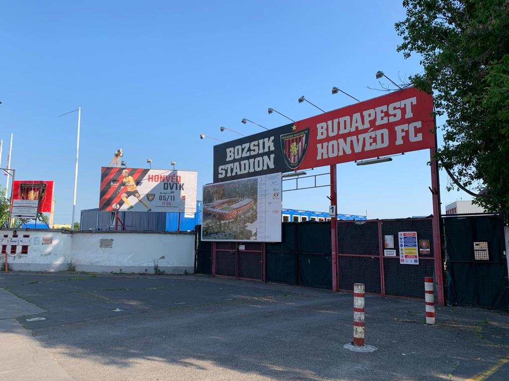 Bozsik József Stadion. Budapest, Hungary.