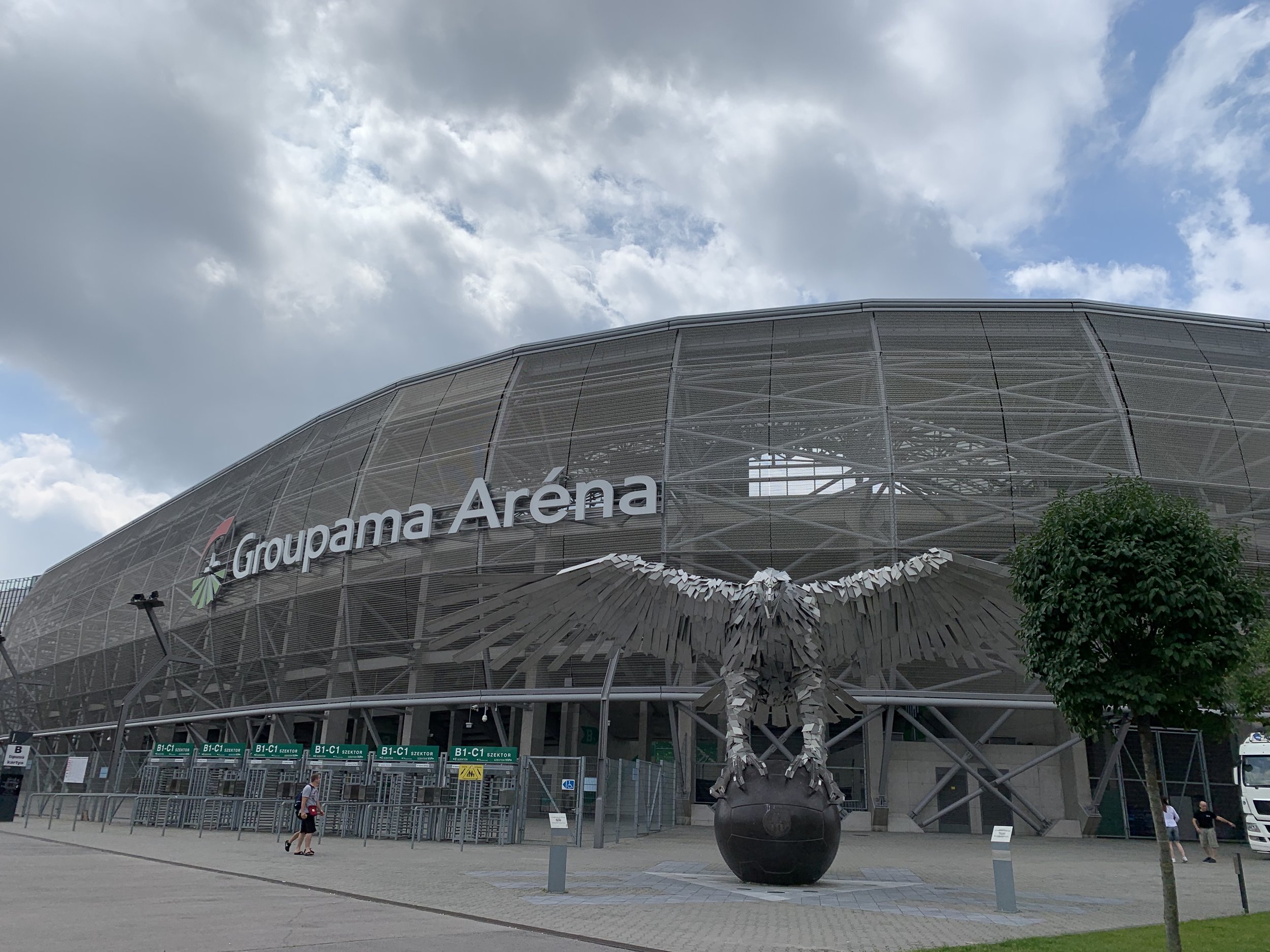 Ferencváros Stadion. Budapest, Hungary.