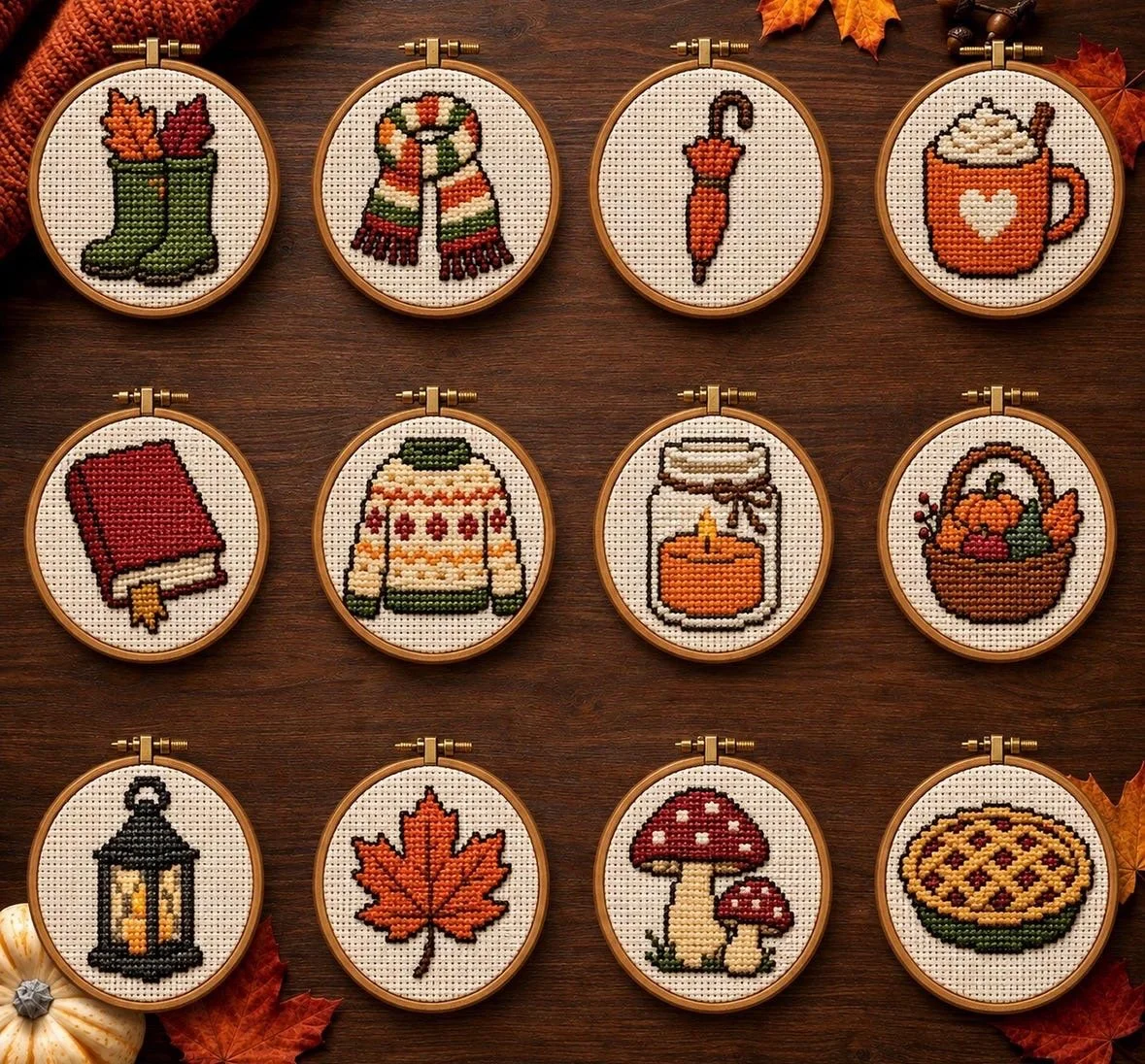 Cross-Stitch &amp; Cozy Bevvys (Workshop FULL)