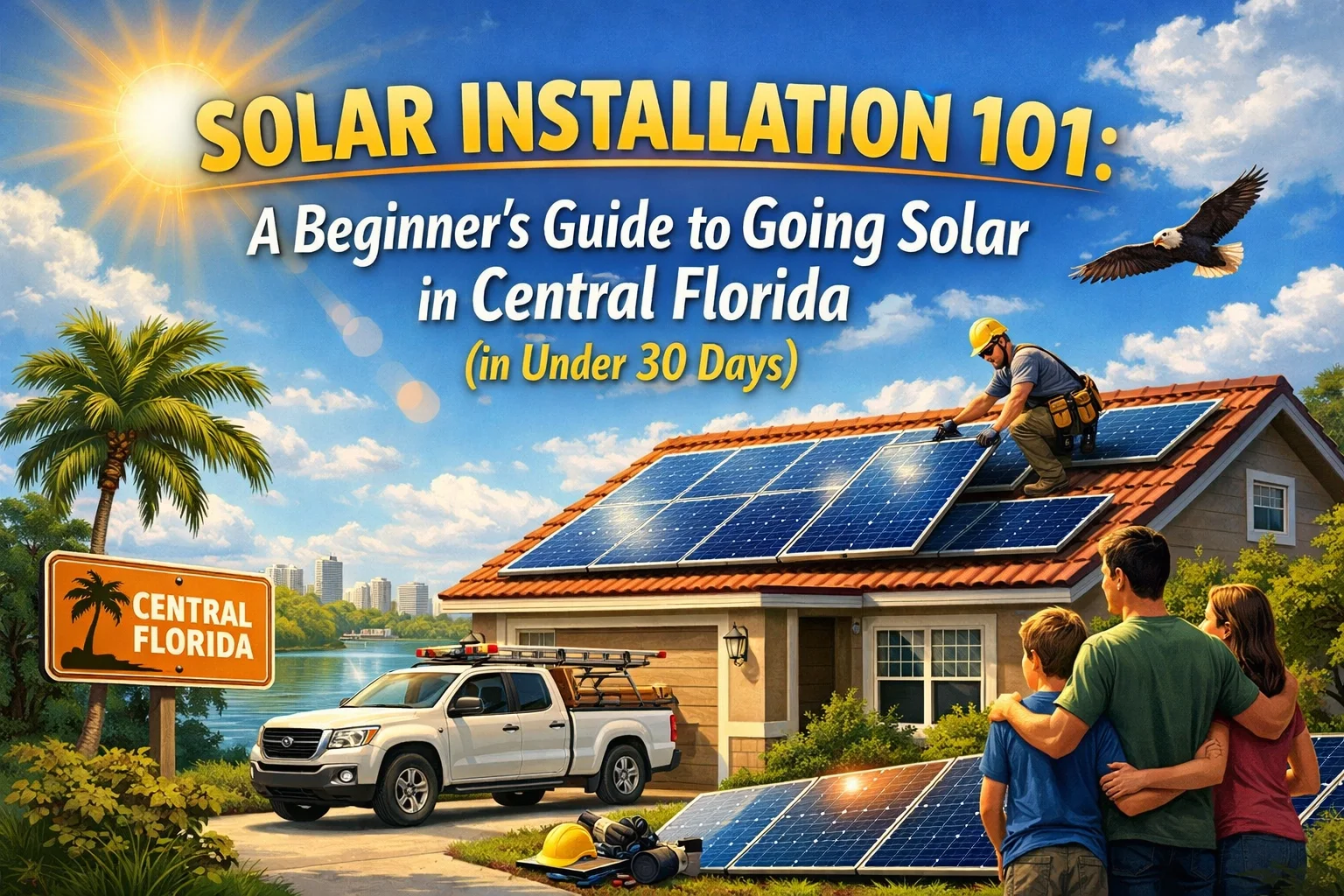 Solar Installation 101: A Beginner’s Guide to Going Solar in Central Florida (in Under 30 Days)