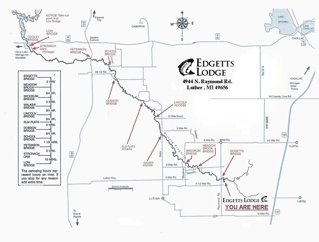 pine river map — Edgetts lodge