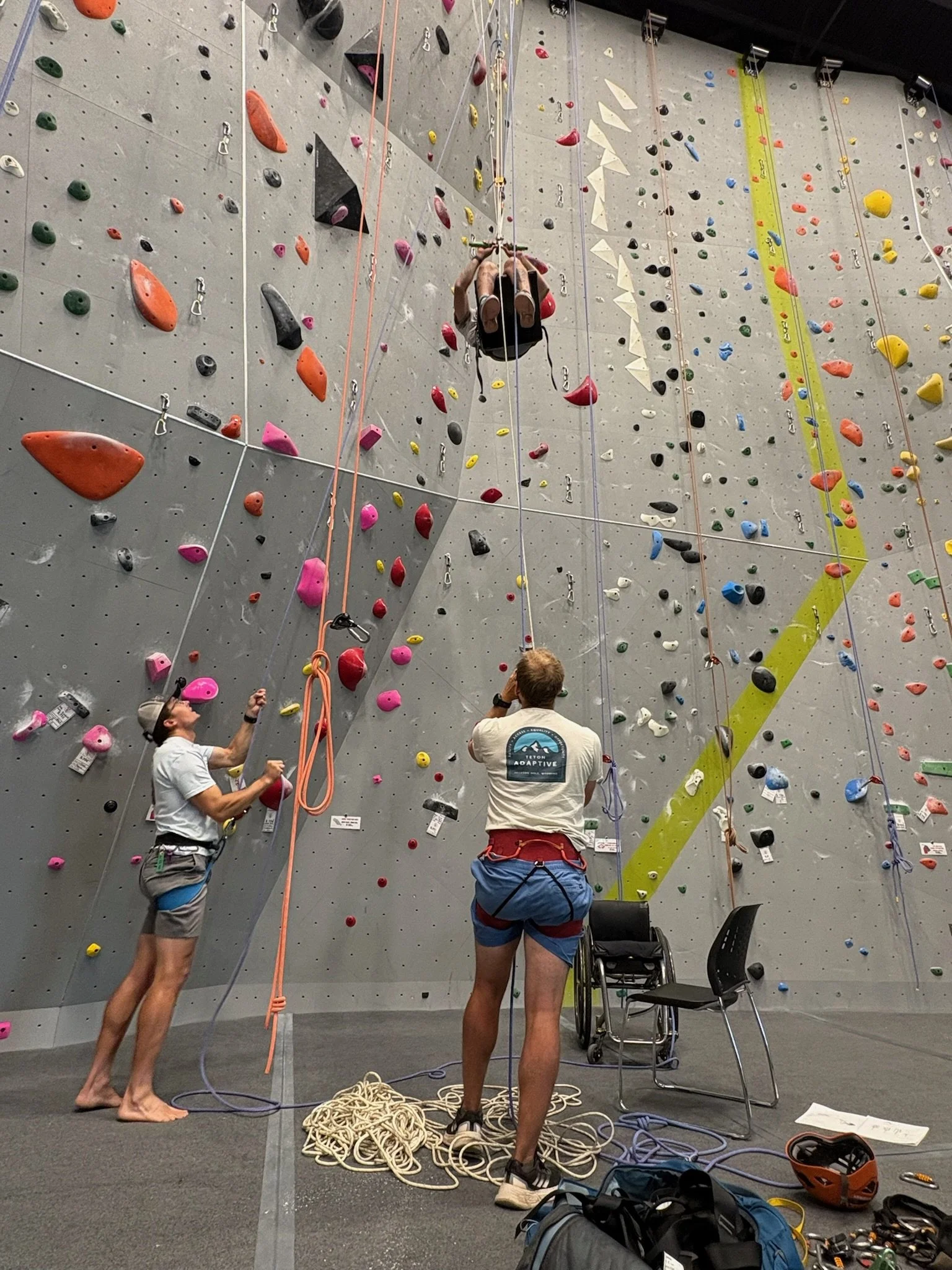 Adaptive Climbing Night