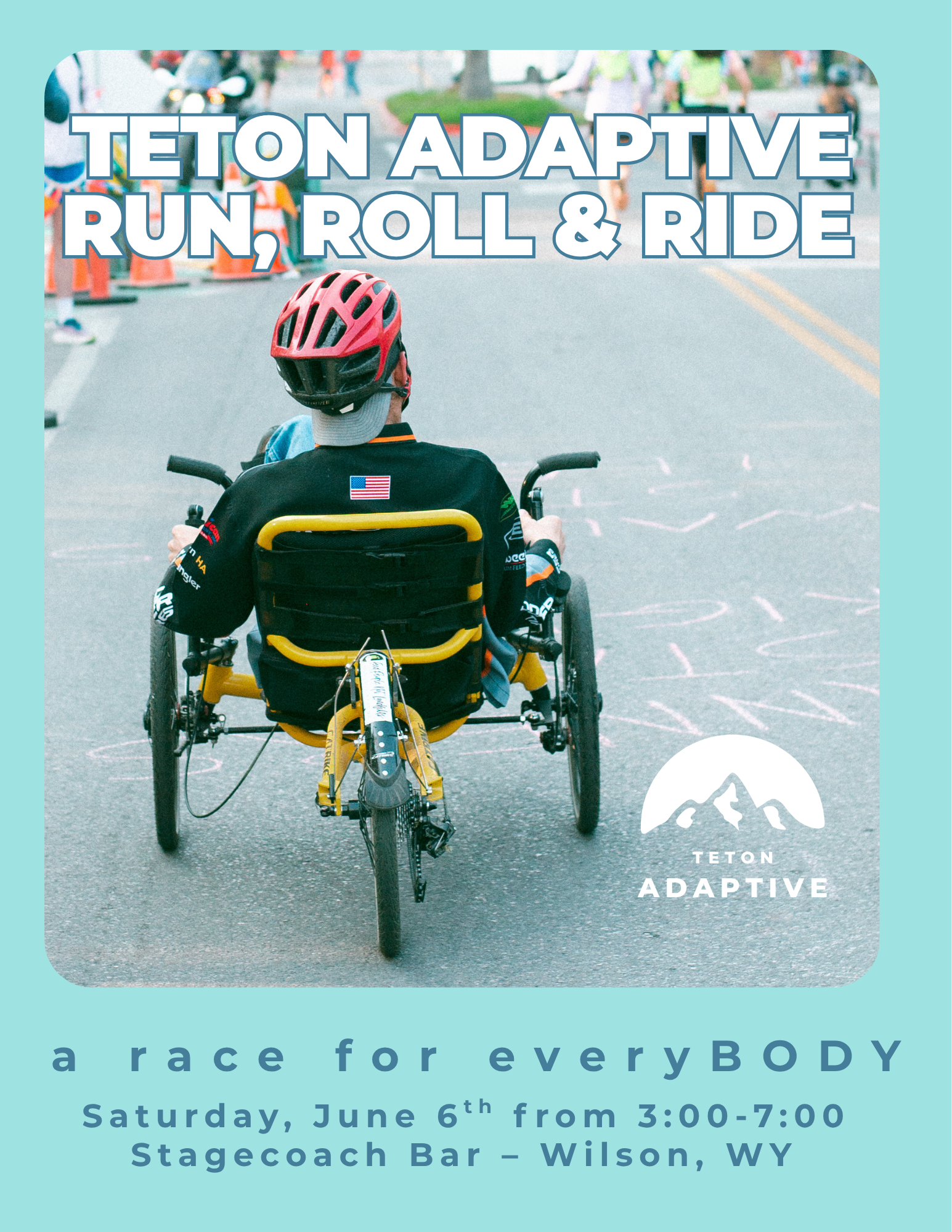 Teton Adaptive RUN, ROLL, &amp; RIDE
