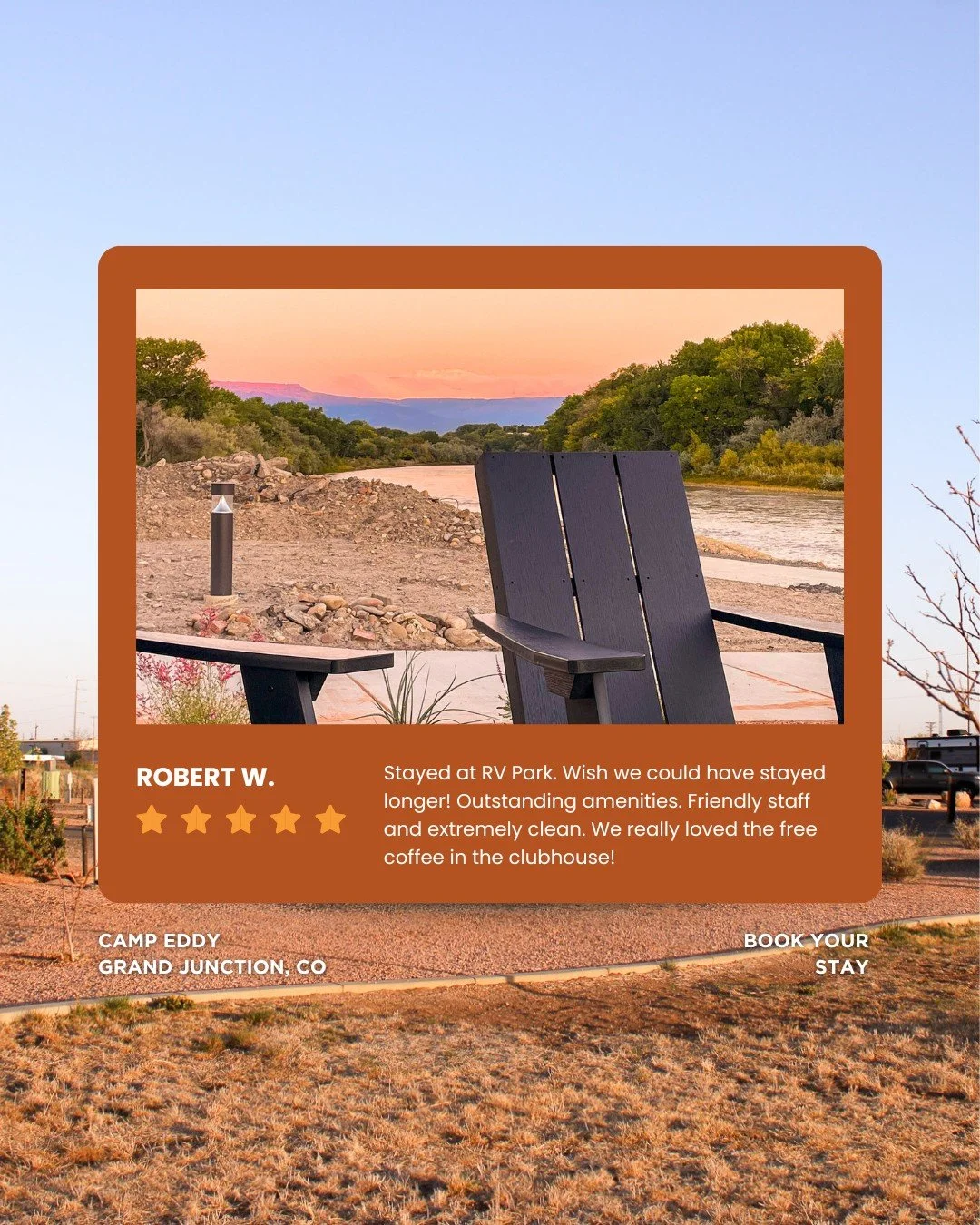 ๐ป Scary Good Review Alert! ๐
We’re feeling fang-tastic after reading this one! ๐งก
Huge thanks to our amazing guest Robert for sharing his experience.
"Wish we could have stayed longer! Outstanding amenities, friendly staff, and extremel