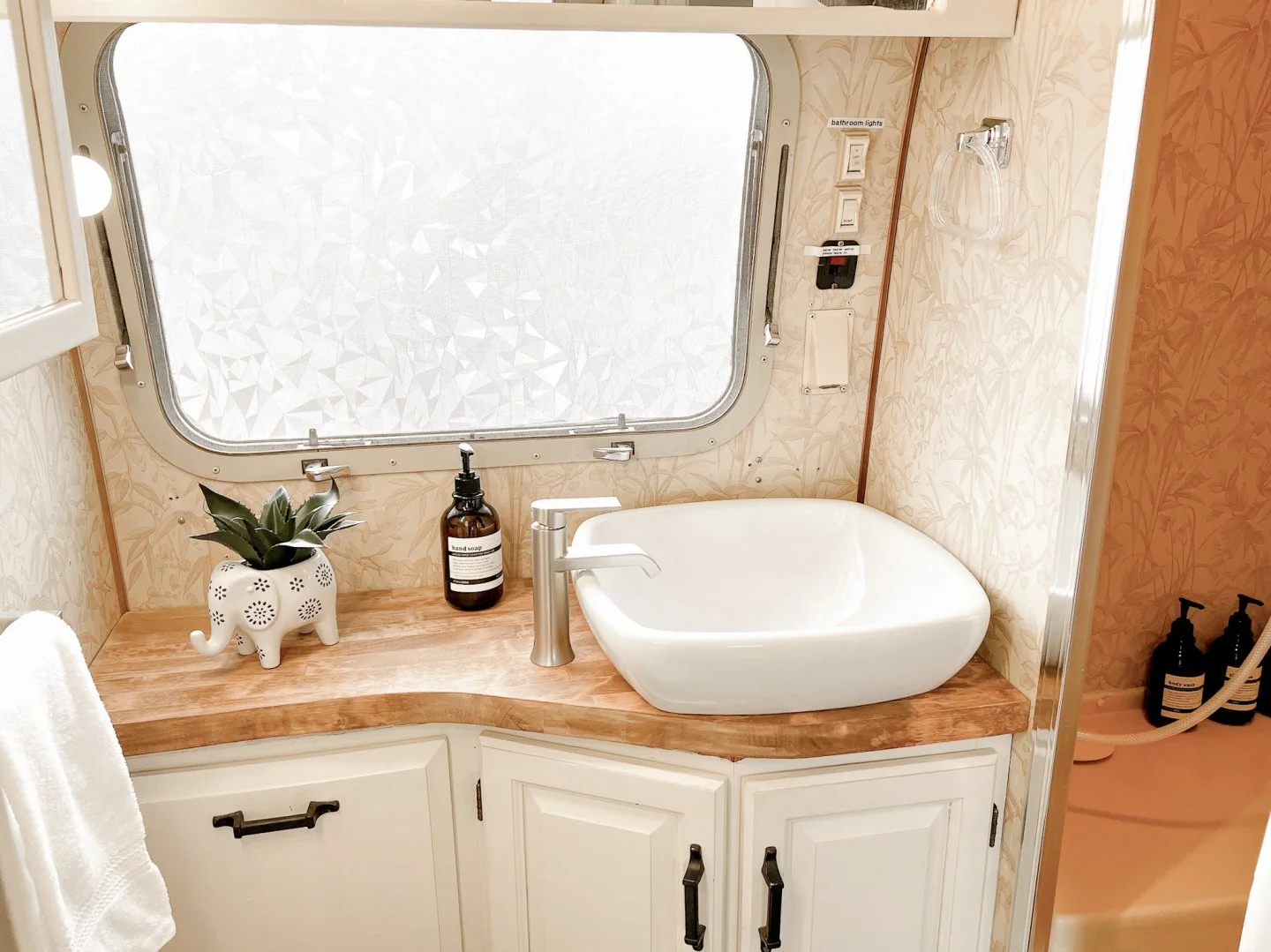 Coffee brewing, sunlight streaming, and this quiet corner to get ready for the day.