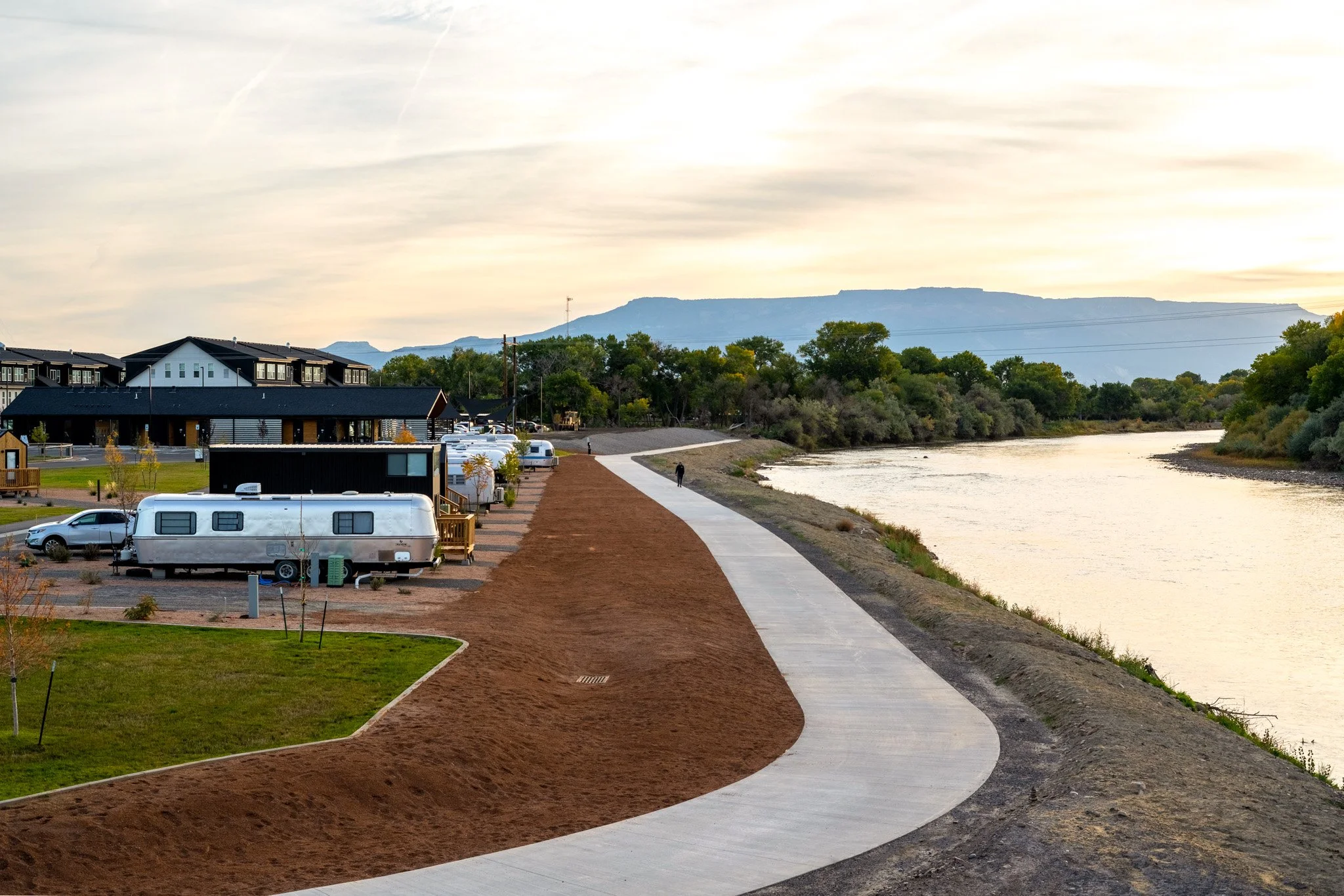 Yeah, this is really ours. Right on the Colorado River, surrounded by the best views Grand Junction has to offer. Stay 7+ nights and you'll even snag a discount. Come stay with us for a while. 

Book with link in bio or at www.eddygj.com.

#CampEddy 
