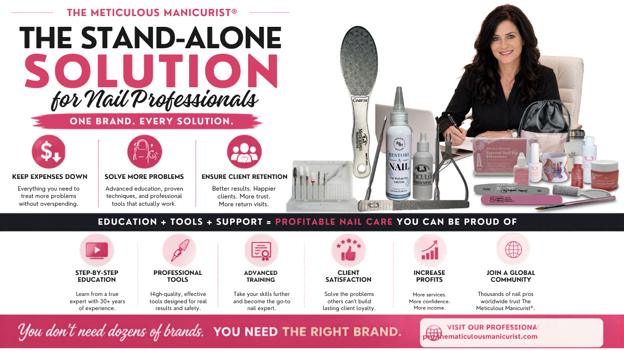 The Meticulous Manicurist product line of professional foot care and toenail care tools