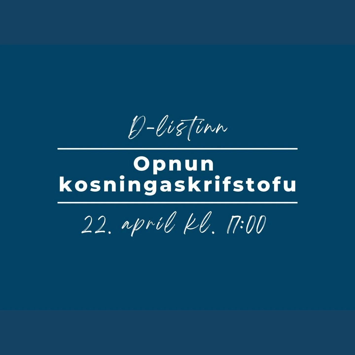&Aacute; f&ouml;studaginn n&aelig;stkomandi &aelig;tlum vi&eth; a&eth; opna kosningaskrifstofuna okkar. Af &thorn;v&iacute; tilefni &aelig;tlum vi&eth; a&eth; bj&oacute;&eth;a upp &aacute; l&eacute;ttar veitingar og lifandi t&oacute;nlist! 

Hl&ouml;