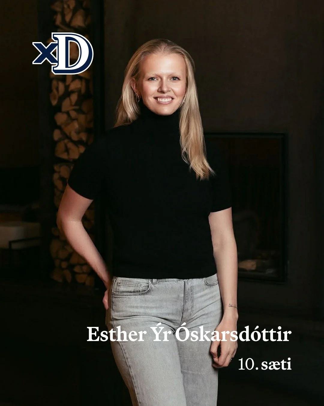 Esther &Yacute;r &Oacute;skarsd&oacute;ttir - 10. s&aelig;ti 💙

Esther er 28 &aacute;ra tveggja barna m&oacute;&eth;ir og starfar sem regluv&ouml;r&eth;ur hj&aacute; Heimum en h&uacute;n &uacute;tskrifa&eth;ist me&eth; meistarapr&oacute;f &iacute; l