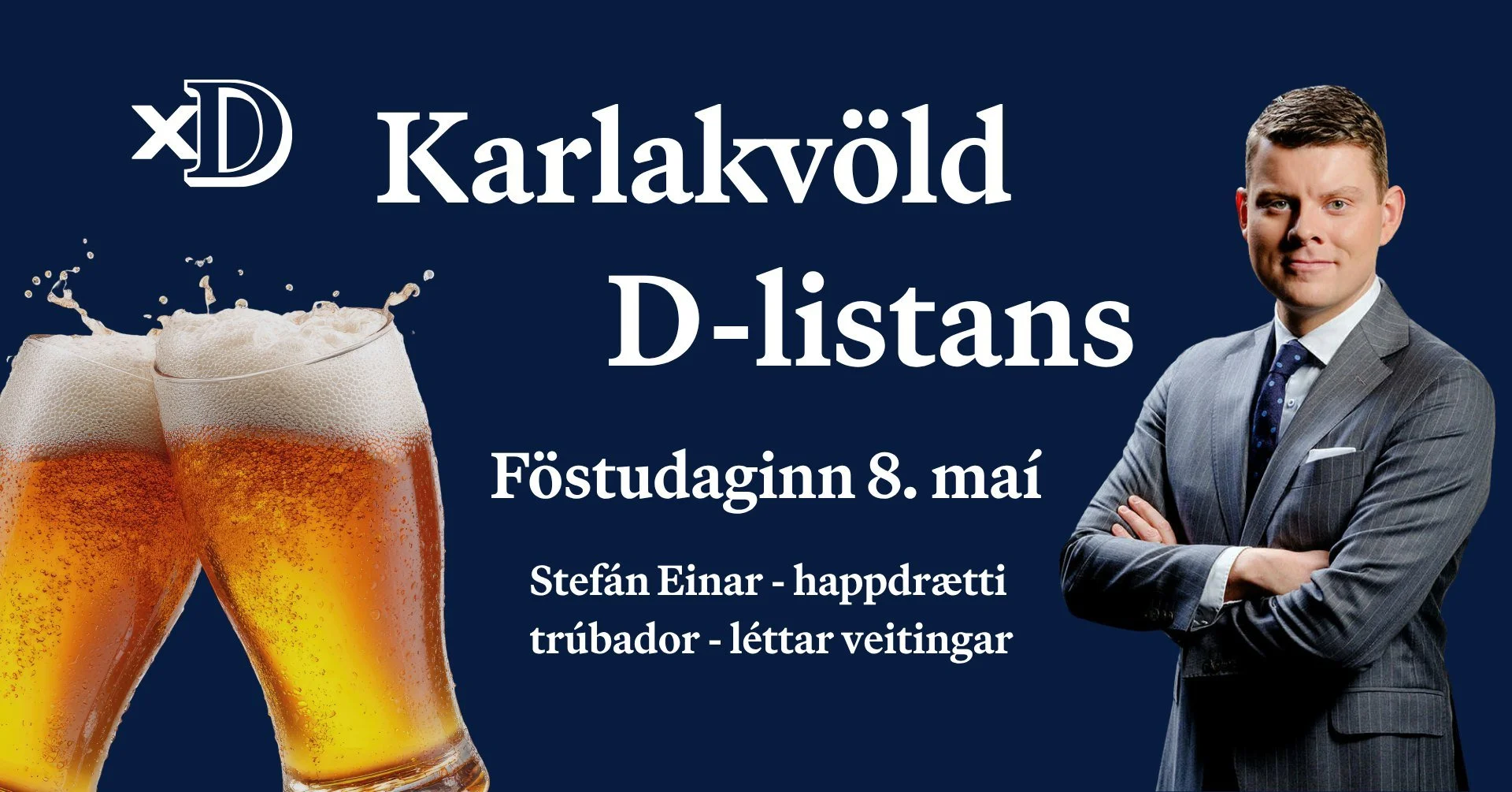 Karlakvöld D-listans í Árborg