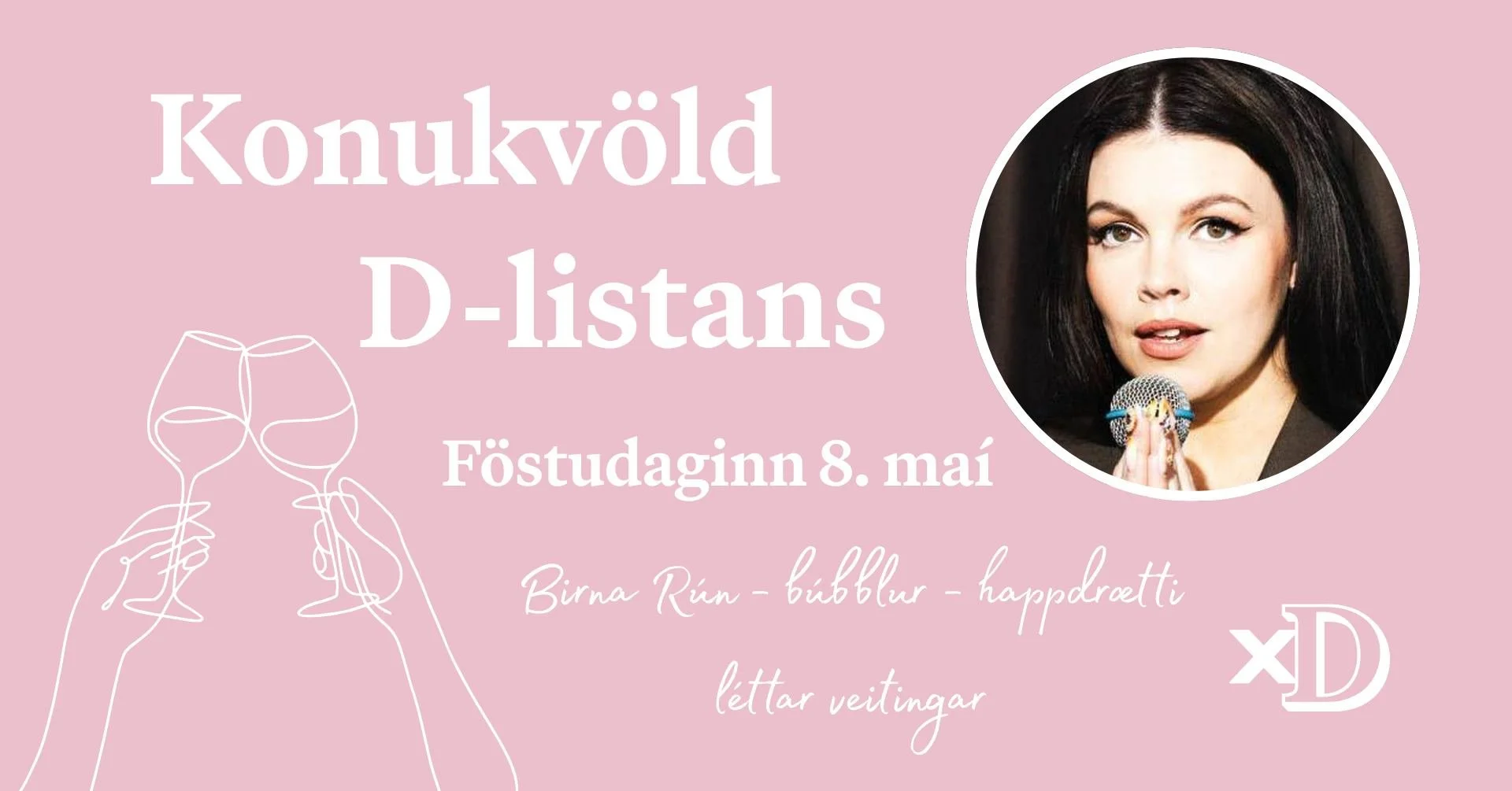 Konukvöld D-listans í Árborg