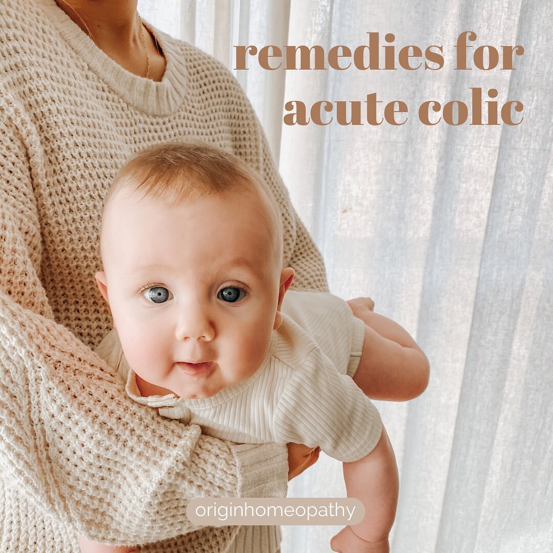 Colic in babies is unfortunately very common today and is extremely stressful for baby and parents. 

Homeopathy can work wonders to not only remove the pain but also heal the problem for good. As always with homeopathy this is just a small list of p
