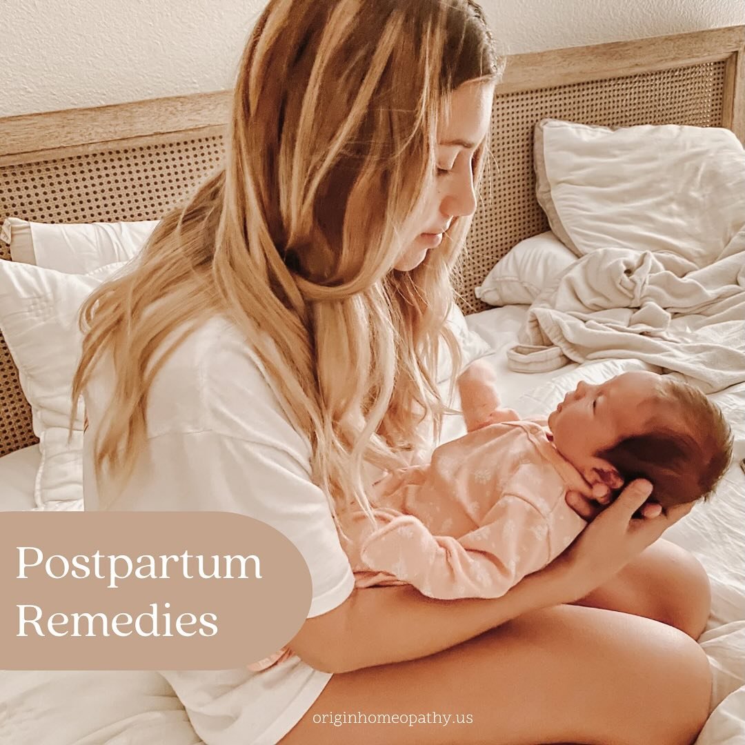 Postpartum remedies for physical healing.
&nbsp;
Your body has been through so much after growing and birthing a baby, and homeopathy can help you heal physically and emotionally.
For this post I&rsquo;m focusing on physical healing because I recomme