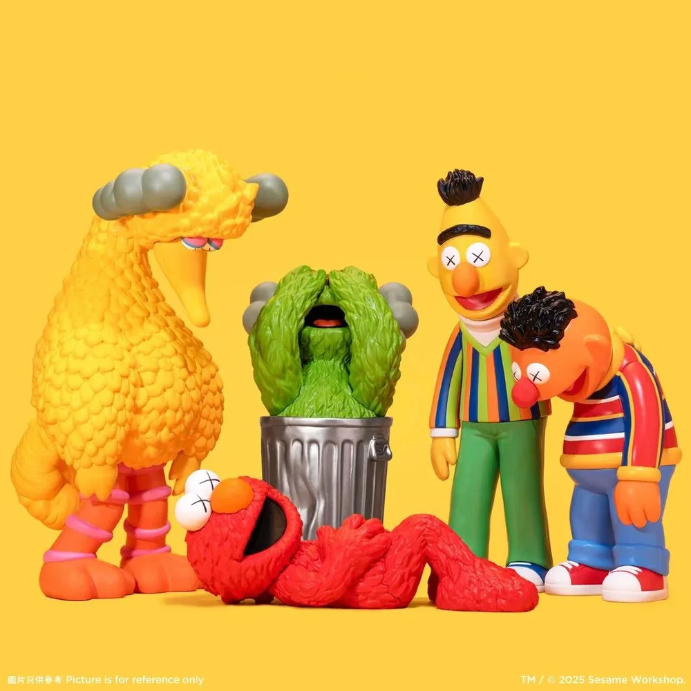 sesame+street+kaws+set+of+4. 