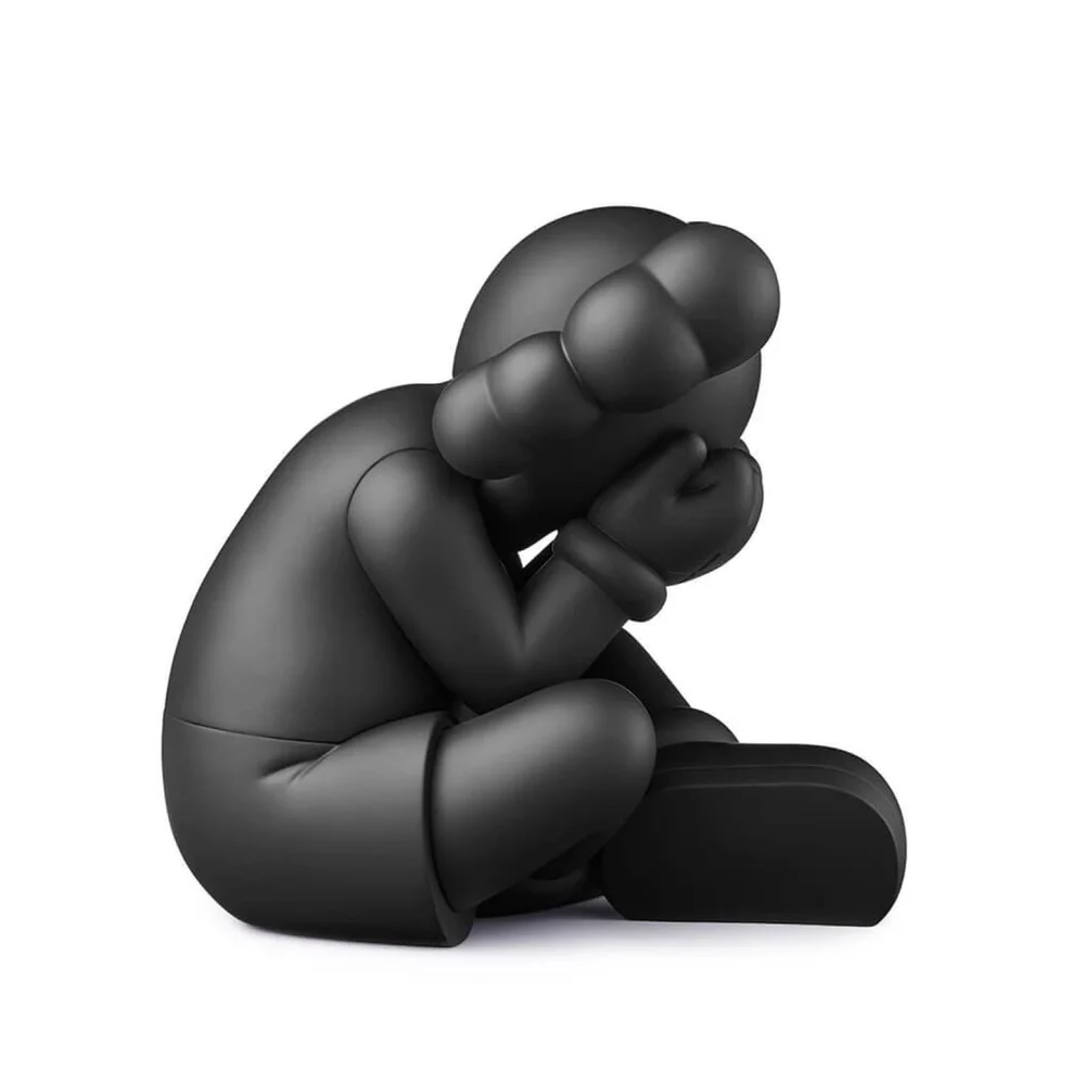 Separated black vinyl sculpture by Kaws - Dope! Gallery 