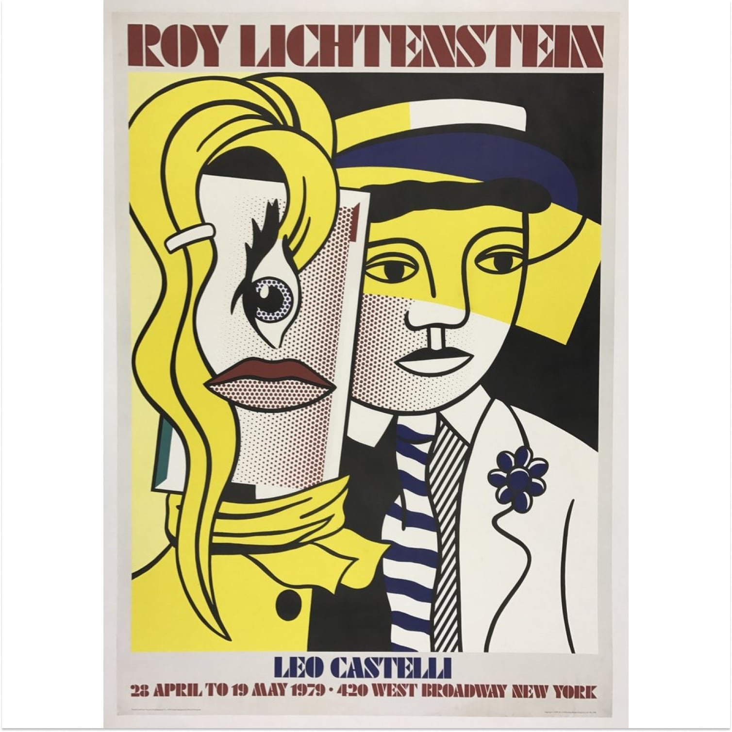 Roy Lichtenstein STEPPING OUT, WEST BROADWAY