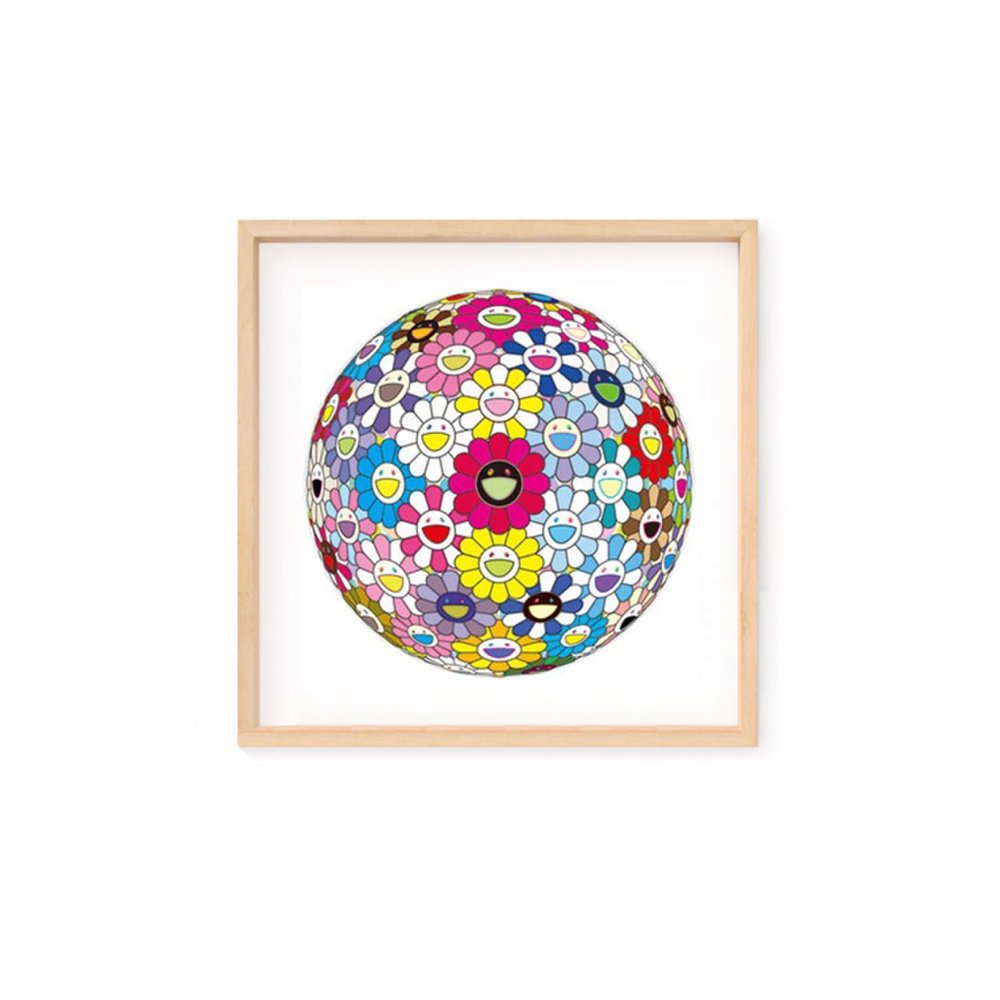 Artwork “Flower Mat” from Takashi Murakami - Dope! Gallery