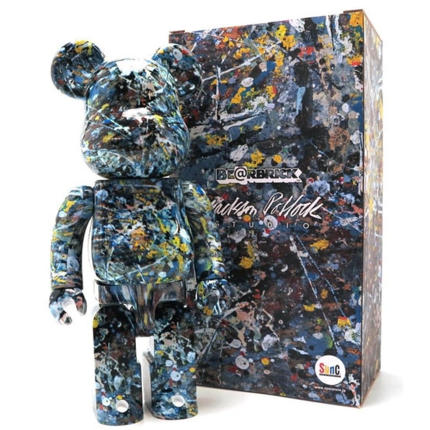 Jackson Pollock V1” from Be@rbrick - Dope! Gallery