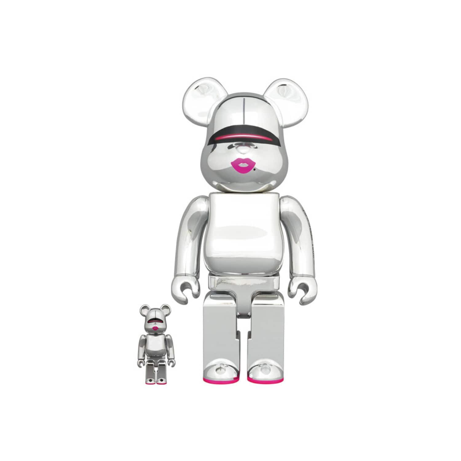 BE@RBRICK SORAYAMA x 2G SILVER 100%&400%