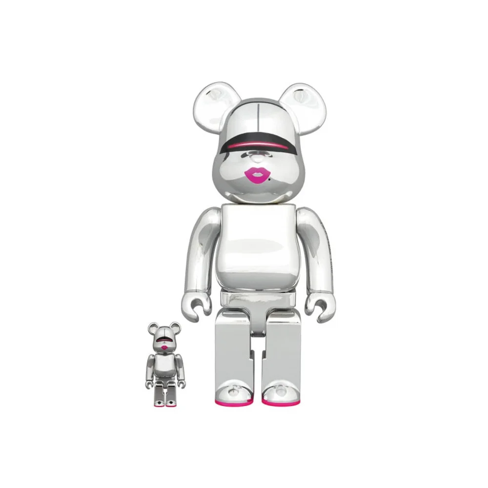 bearbrick-sorayama-x-2g-silver 