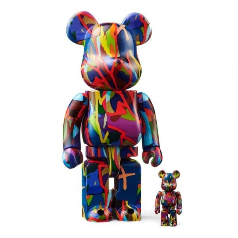 Sculpture “Kaws Tension 400% + 100%” from Be@rbrick - Dope! Gallery 