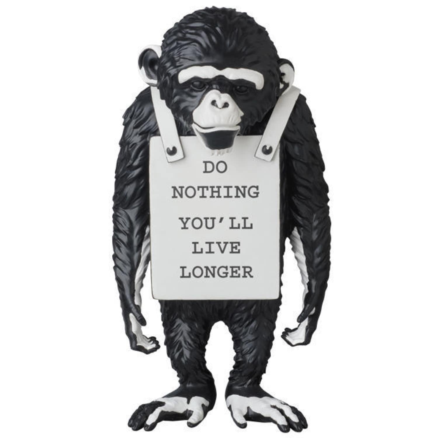 Banksy MONKEY SIGN (BLACK)