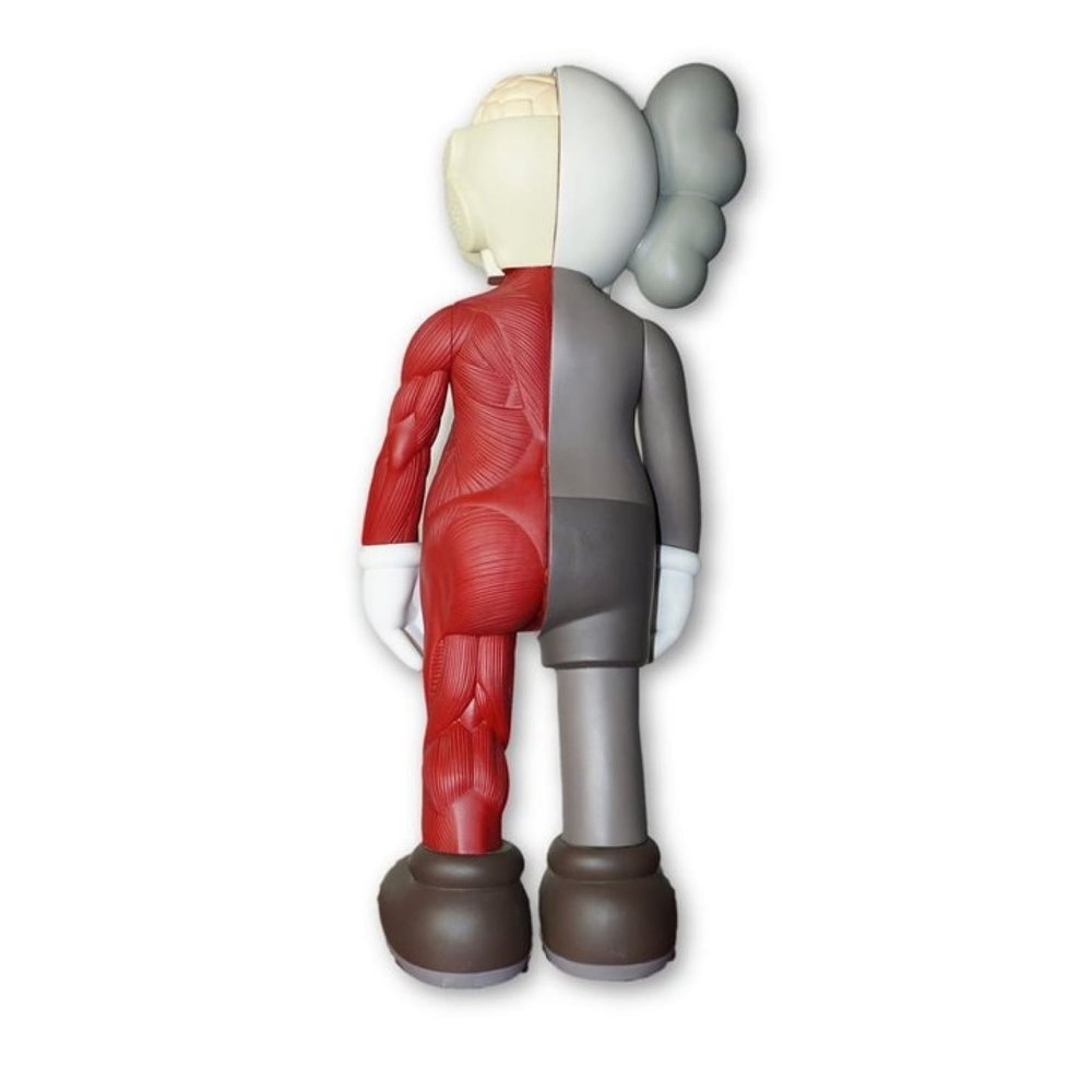Dissected Companion Keychain - Brown figure by Kaws, produced by