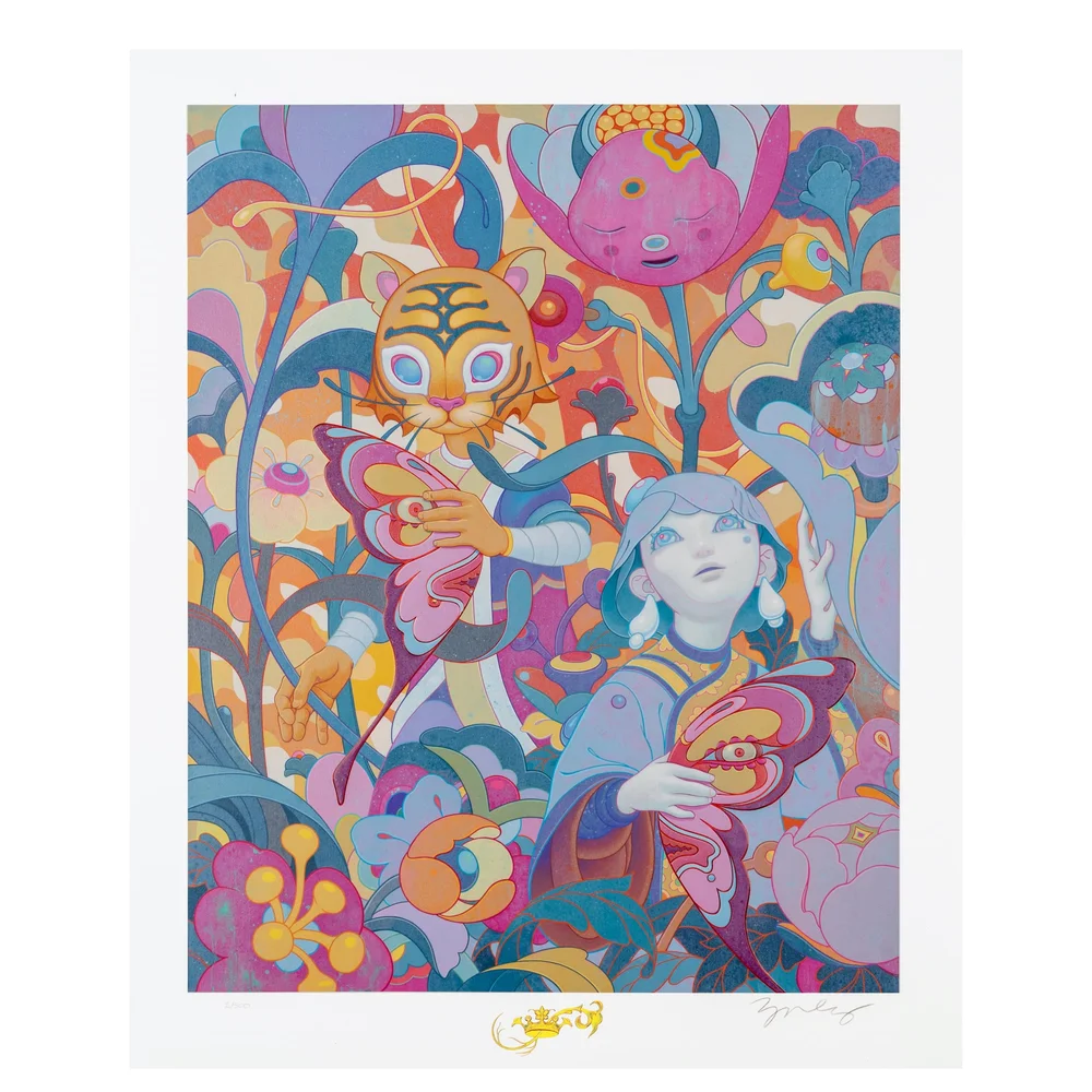 Monarch print from James Jean - Dope! Gallery