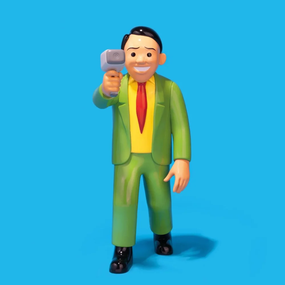 Lamp man is a limited sculpture by Joan Cornella, limited in 300 Dope