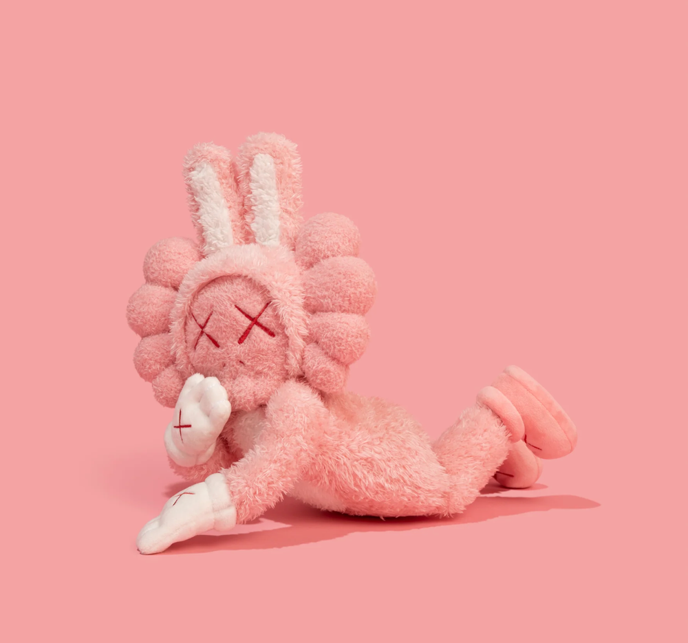 Accomplice plush doll all pink by Kaws 2023 - Dope! Gallery
